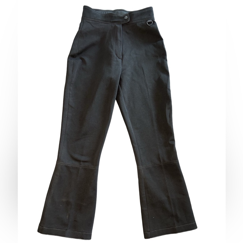 AFRC black bootcut wool blend lined ski snowboarding pants comfort warmth NWT 8